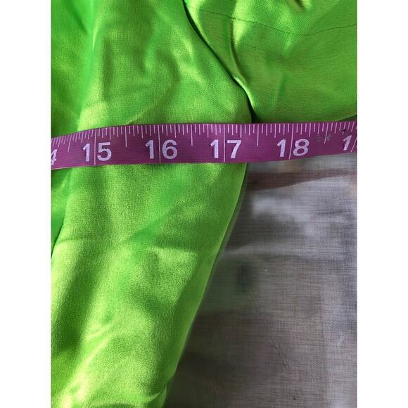 Retrofete Saige Blazer Double Breasted Gold Buttons Lime Punch NWT Small - Picture 12 of 14